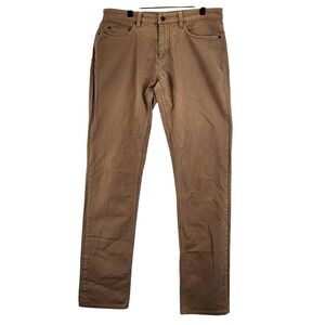 RODD & GUNN Mens 33L Tan Straight Leg Pants Casual Everyday Wear